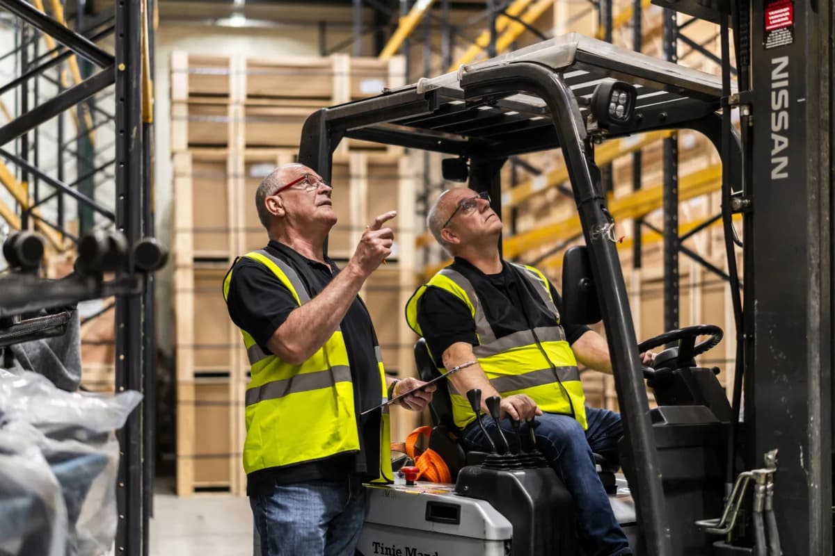 FrisseStart heftruck cursus - veilig werken met interne logistiek